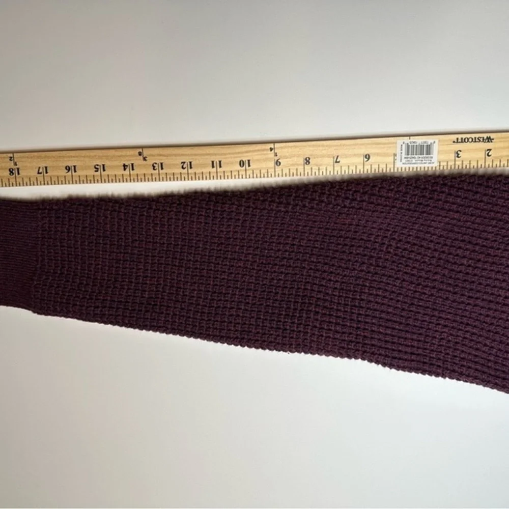 LL Bean Men's Organic Cotton‎ Full Zip Sweater Purple Medium Regular 508221 - Picture 8 of 10